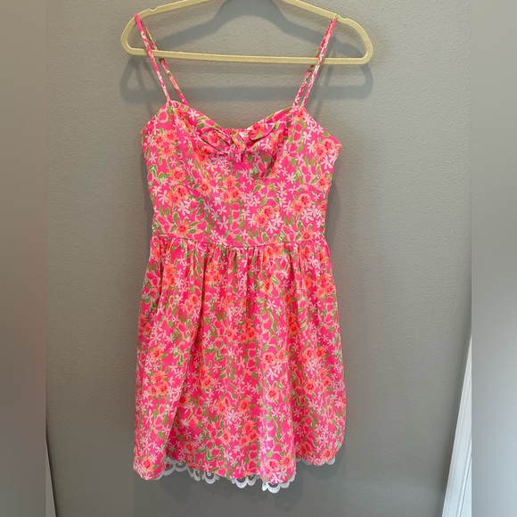 Lilly Pulitzer | Dresses | Neon Pink Lilly Pulitzer Mini Dress | Poshmark
